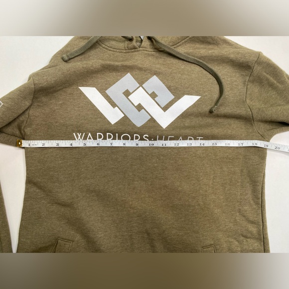 Warriors heart green hoodie size small Next Level Apparel - Picture 5 of 7